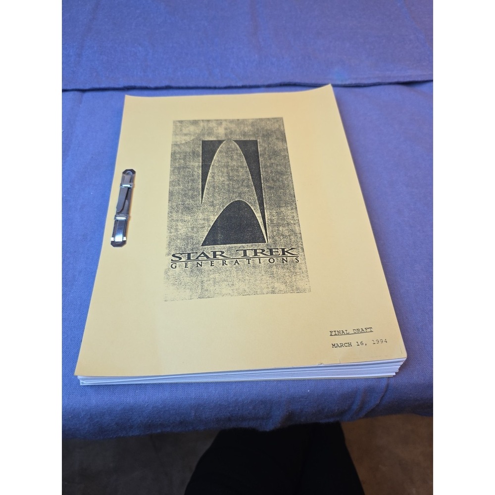 Star Trek Generations Movie Script Final Draft March‎ 16.1994